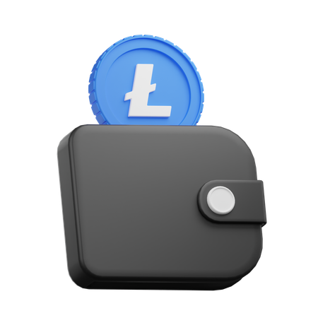 라이트코인 지갑  3D Icon