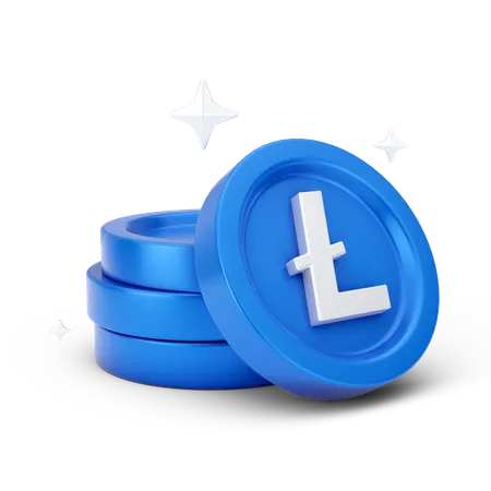 Litecoins  3D Icon