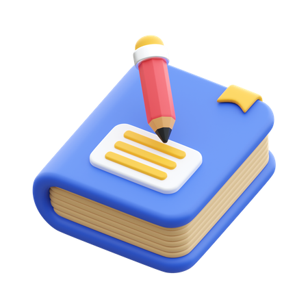 Literaturbuch  3D Icon