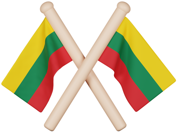 Lithuania Flag 3D Icon