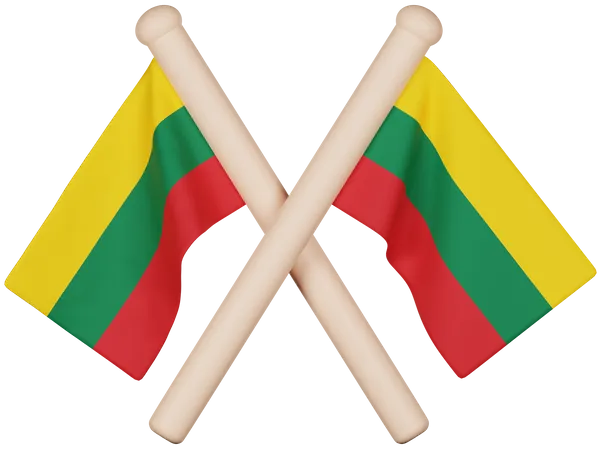 Lithuania Flag 3D Icon
