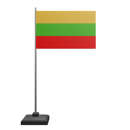 Lithuania Flag  3D Icon
