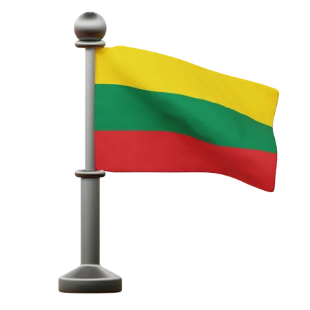 Lithuania Flag  3D Icon