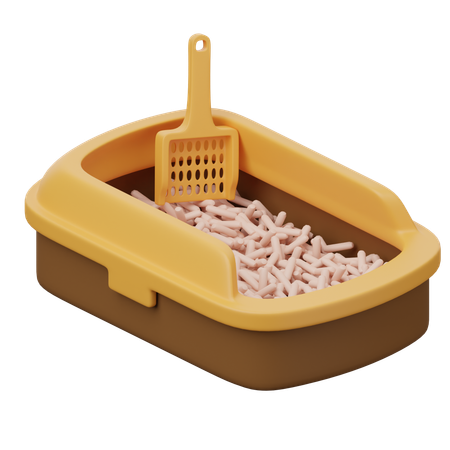 Litter Box  3D Icon