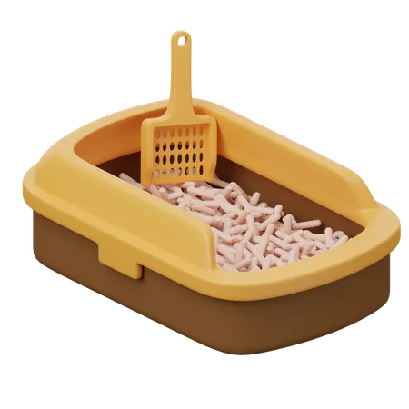 Litter Box  3D Icon