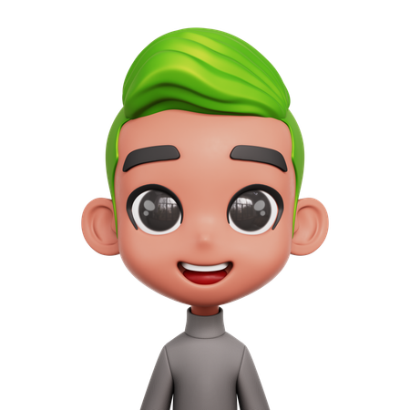 Little Boy  3D Icon