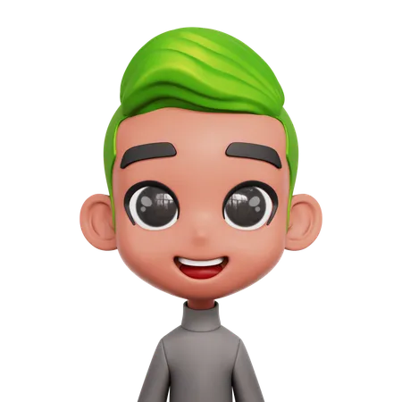 Little Boy  3D Icon