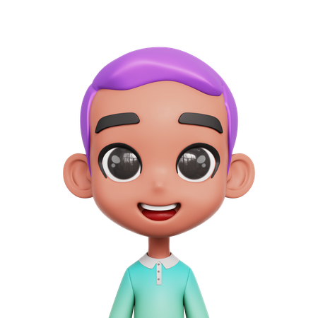 Little Boy  3D Icon