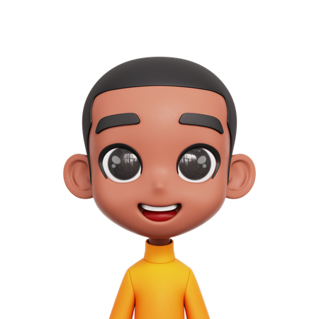 Little Boy  3D Icon