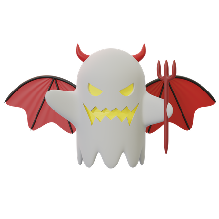 Little Demon Ghost  3D Icon