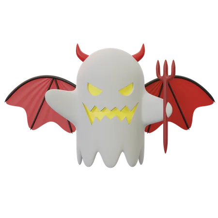 Little Demon Ghost  3D Icon