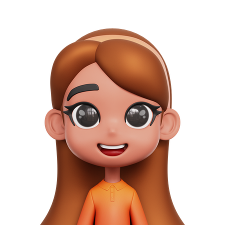 Little Girl  3D Icon