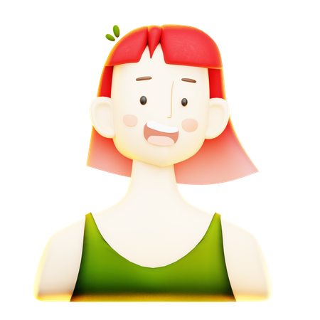 Little Girl  3D Icon