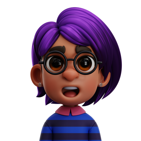 Little Girl  3D Icon