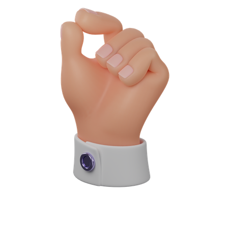 Little Hand Gesture  3D Icon