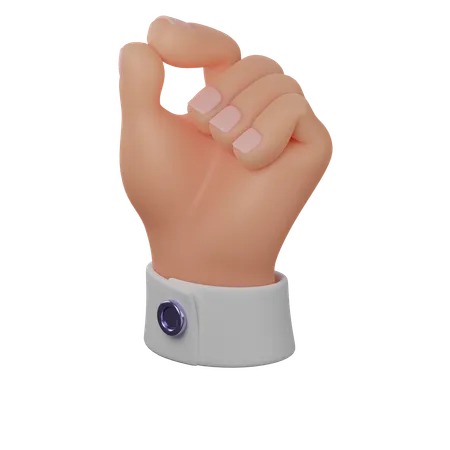 Little Hand Gesture  3D Icon