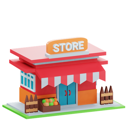 Little Store  3D Icon