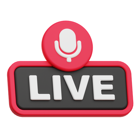 Live Audio  3D Icon