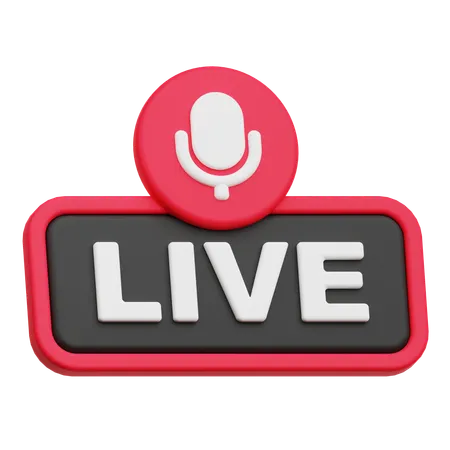 Live Audio  3D Icon