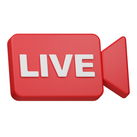 Live-Aufzeichnung  3D Icon