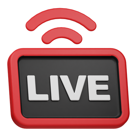 Live Channel  3D Icon