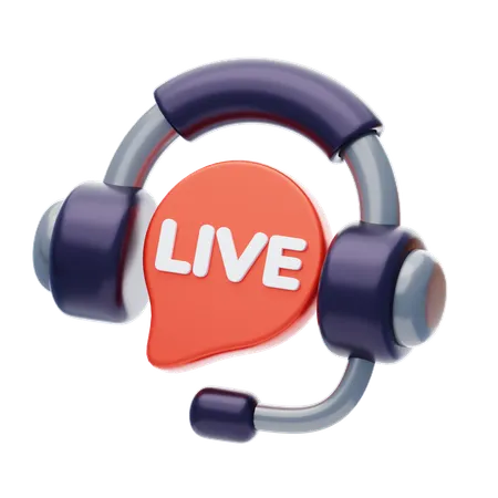 Live Chat  3D Icon