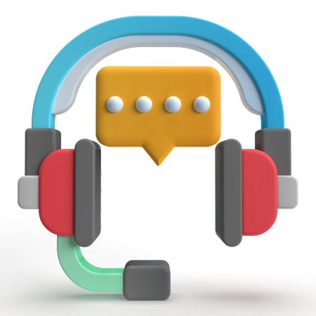 Live-Chat  3D Icon