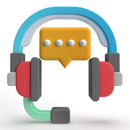 Live-Chat  3D Icon