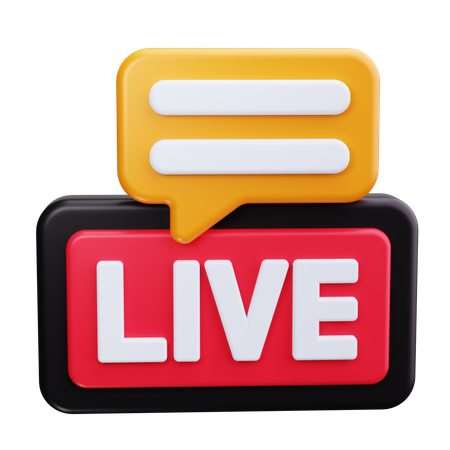 Live-Chat  3D Icon