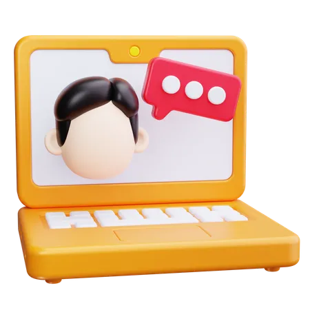 Live-Chat  3D Icon