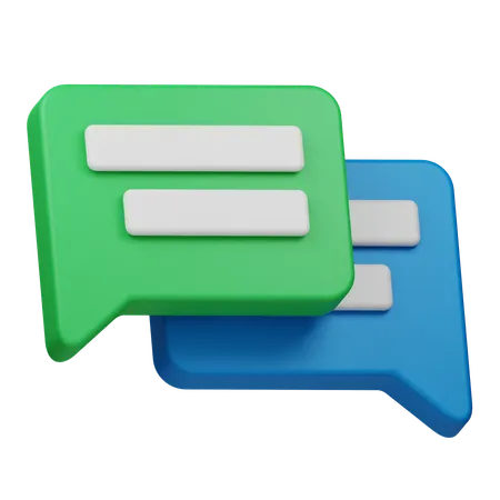 Live Chat  3D Icon