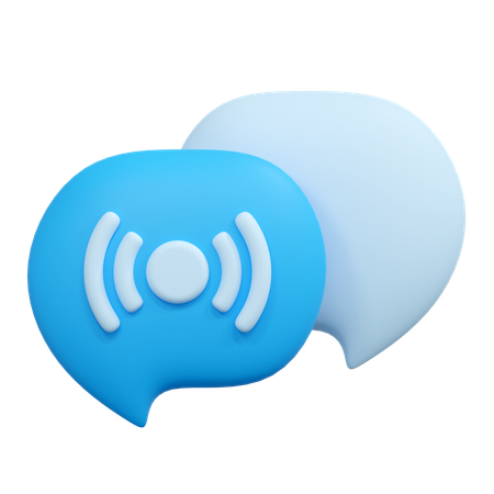 Live chat  3D Icon