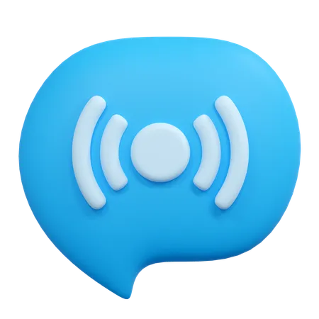 Live chat  3D Icon