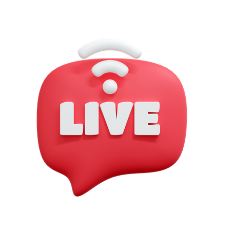 Live chat  3D Icon