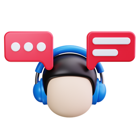 Live Chat  3D Icon