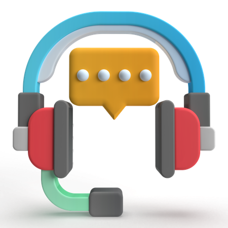 Live Chat  3D Icon