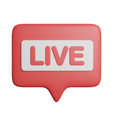 Live Chat  3D Icon