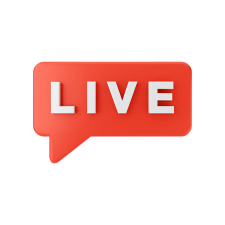 Live Chat  3D Illustration