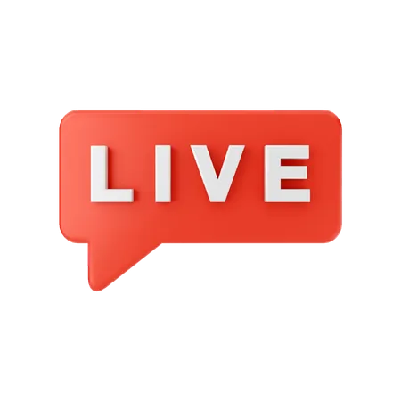 Live Chat  3D Illustration