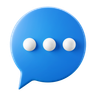 live chat 3d logos