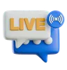 Live Chat Broadcast