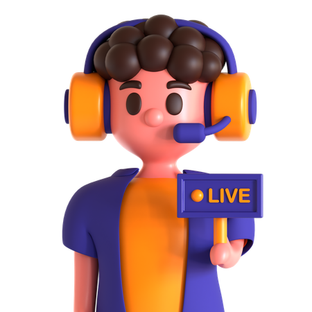 Live customer service  3D Icon