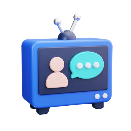 Live Debate  3D Icon