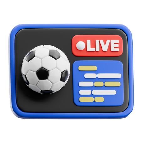 Live Football  3D Icon