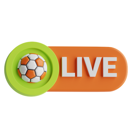 Live Football  3D Icon