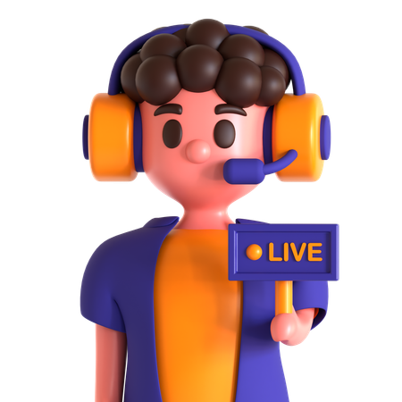 Live-Kundenservice  3D Icon