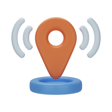 Live Location  3D Icon