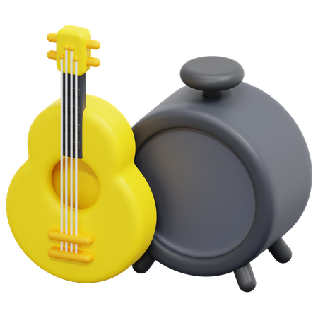 Live Music  3D Icon