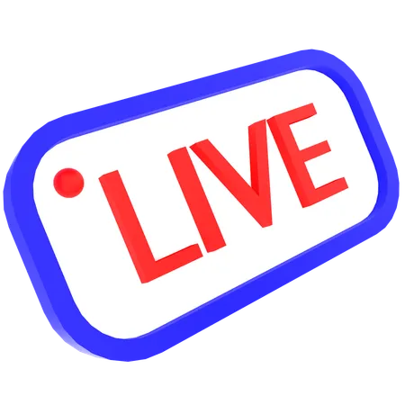 Live News  3D Icon