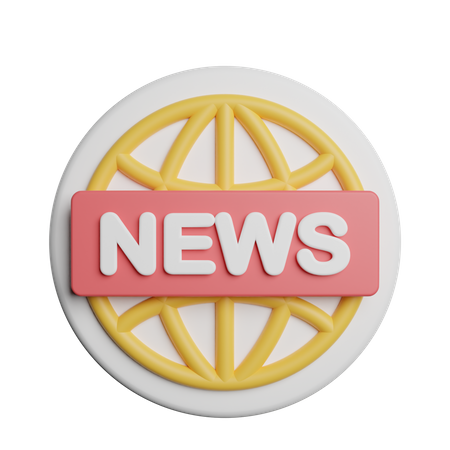 Live News 3D Icon